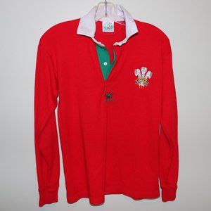 vintage Wales 1982? rugby union home jersey Arkay 34/36" men's XS? shirt Cymru